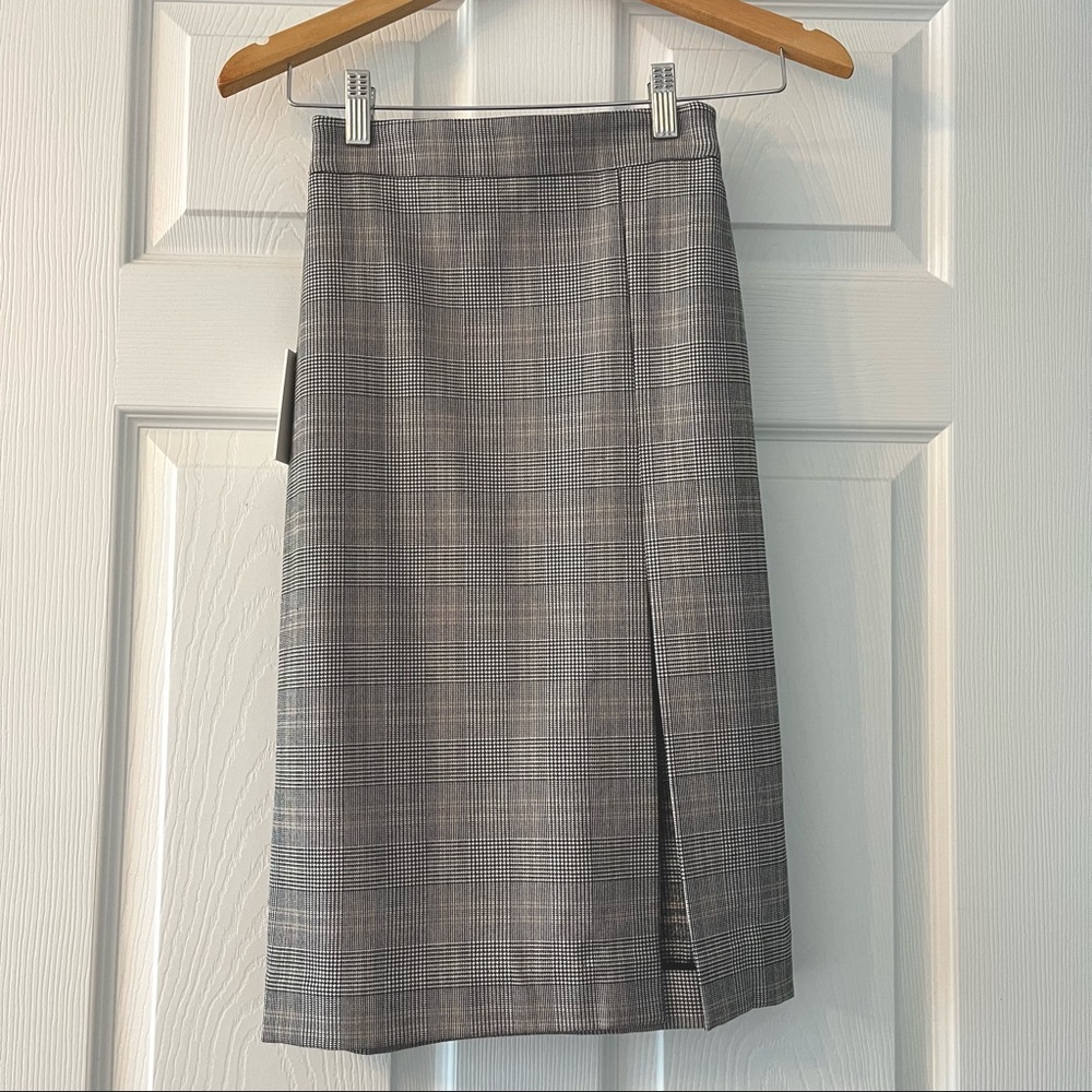 Babaton Plaid Pencil Skirt